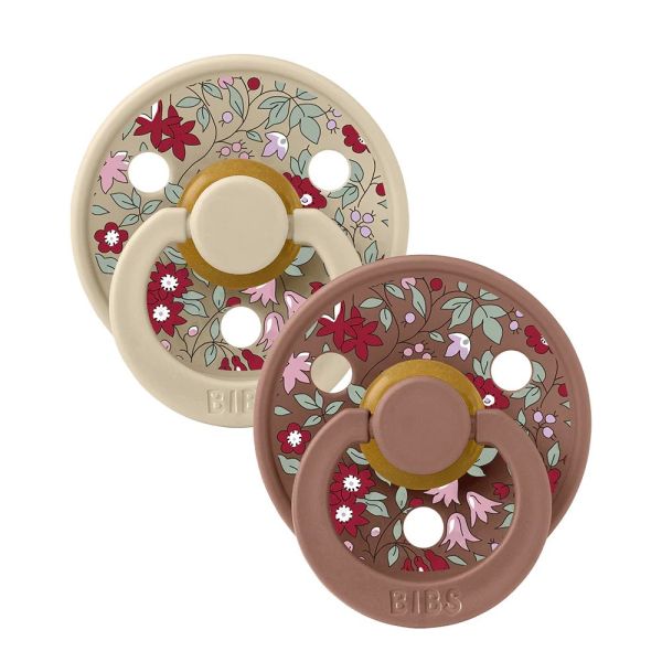 Pack de 2 sucettes Colour Liberty 0-6 mois Camomille mix