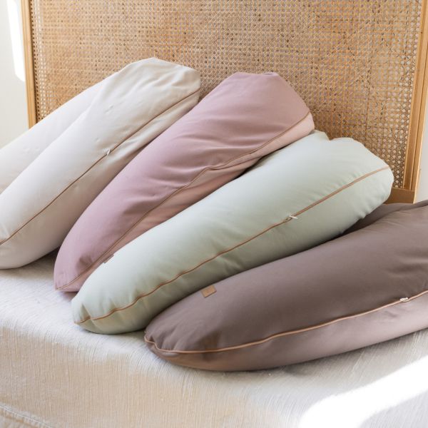 Coussin de grossesse et d’allaitement Big Flopsy French Terry Vert de gris