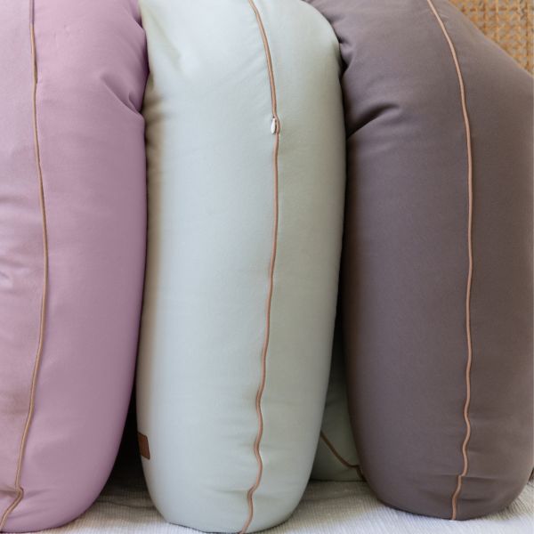 Coussin de grossesse et d’allaitement Big Flopsy French Terry Vert de gris
