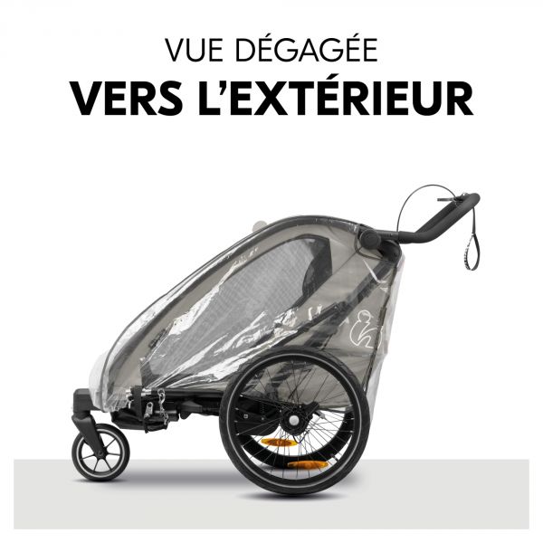 Habillage pluie pour remorque à vélo Bike N Walk