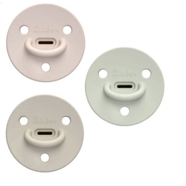 Lot de 3 Sucettes ChooChoo 0-6 mois - Extra-Fines - Billie - Nude - Sable- Sauge