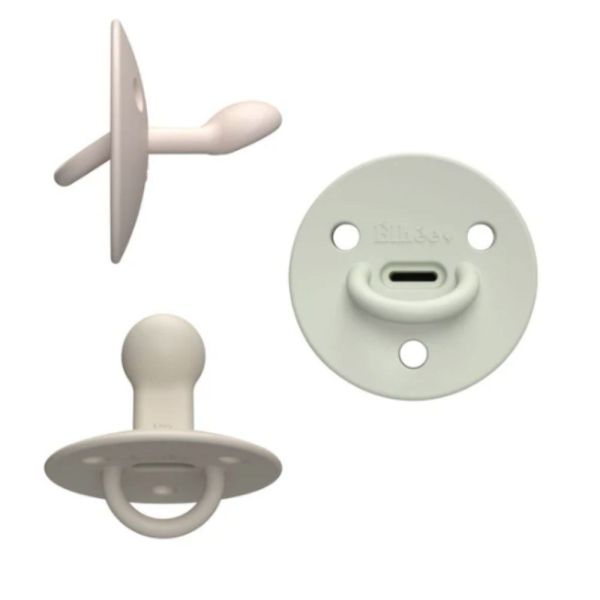 Lot de 3 Sucettes ChooChoo 0-6 mois - Extra-Fines - Billie - Nude - Sable- Sauge