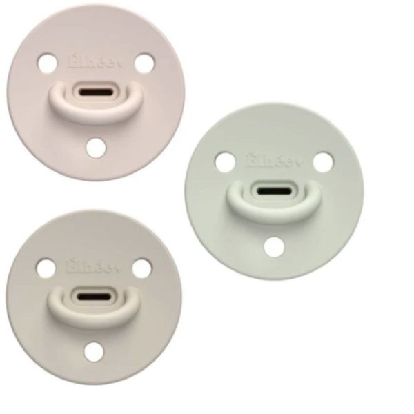 Lot de 3 Sucettes ChooChoo +6 mois Extra-Fines - Billie - Nude - Sable- Sauge