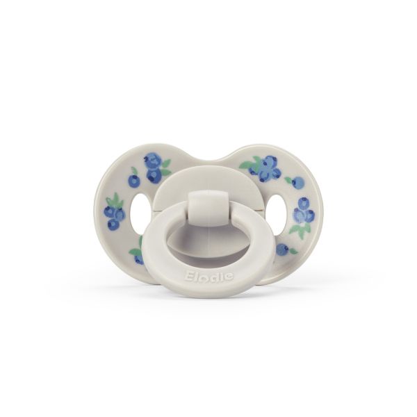 Lot de 2 sucettes bébé en silicone 0-6 mois Blueberry Bliss