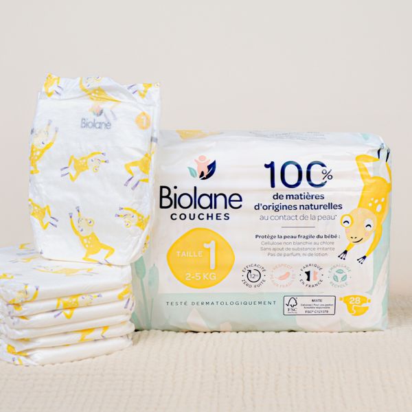 Couches bébé taille 1 Pack 1 mois 168 couches