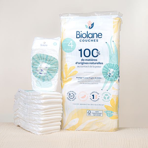 Couches bébé taille 4 Pack 1 mois