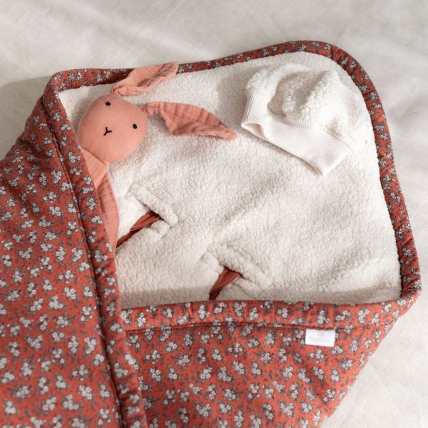 Nid d'ange biside Pady jersey Teddy Carmin