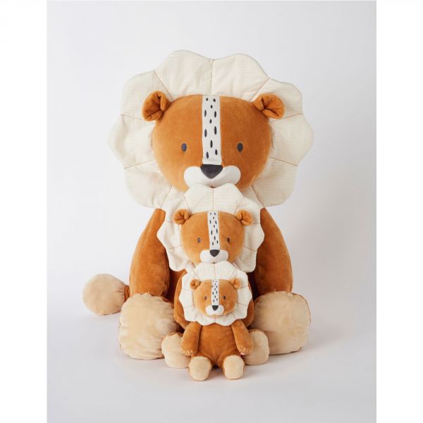 Peluche Babou géante en Veloudoux caramel