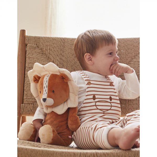 Peluche Babou medium en Veloudoux caramel