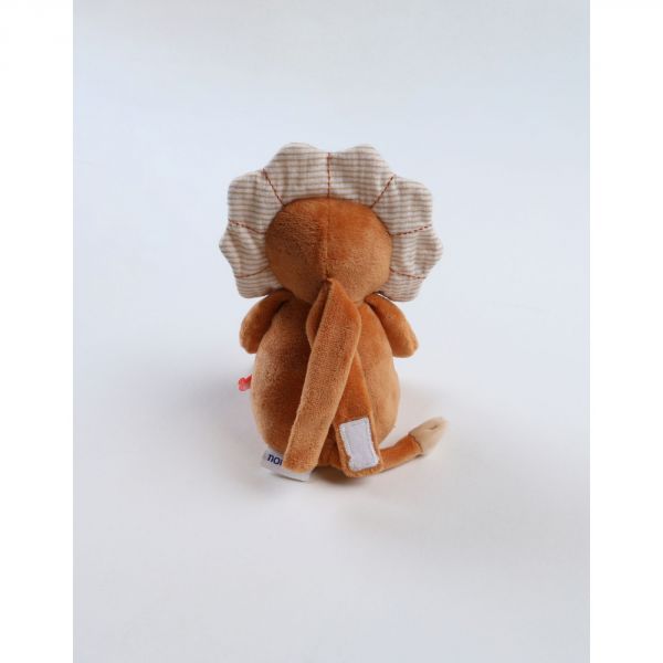 Peluche Babou mini musicale en Veloudoux caramel