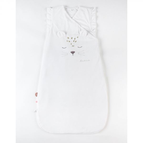 Gigoteuse Kendi 100 cm en Veloudoux écru