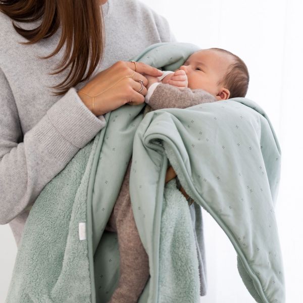 Couverture bébé 75x100 cm Pady Softy Vert céladon