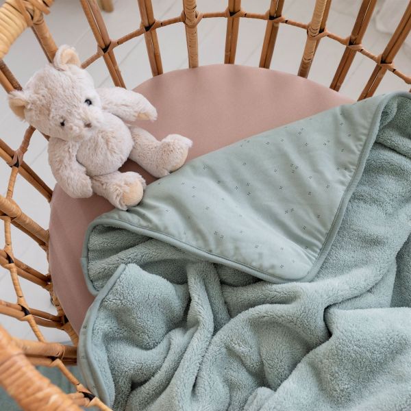 Couverture bébé 75x100 cm Pady Softy Vert céladon