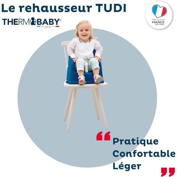 Rehausseur de Chaise Tudi Bleu océan