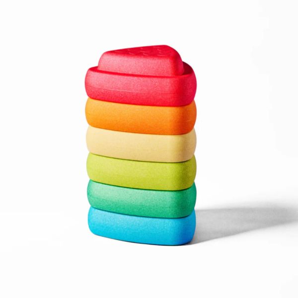 Set 6 blocs à empiler Blocky Multicolore