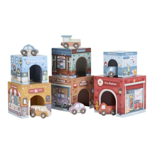 Blocs à empiler avec voitures FSC