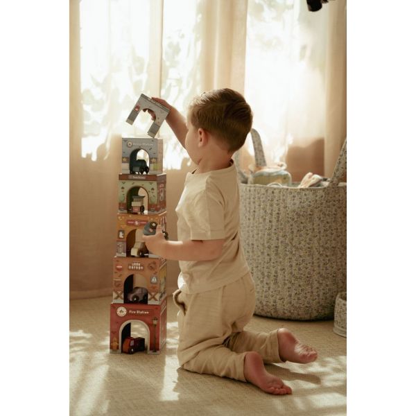 Blocs à empiler avec voitures FSC