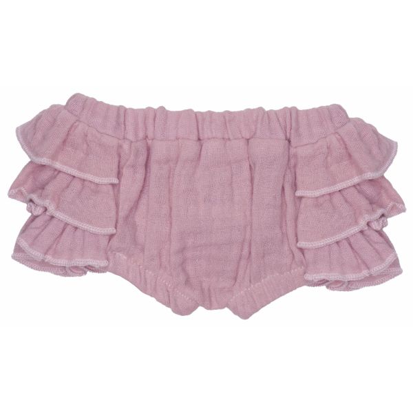 Bloomer en gaze de coton pétale pour poupée 34 à 37 cm