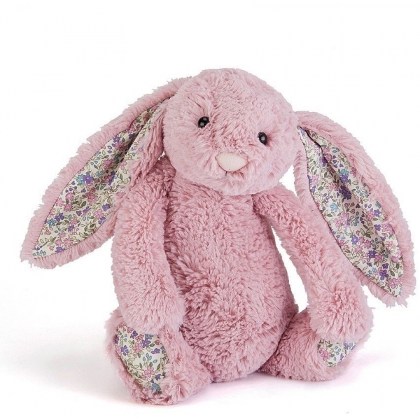 Peluche Lapin Blossom Rose - 31 cm