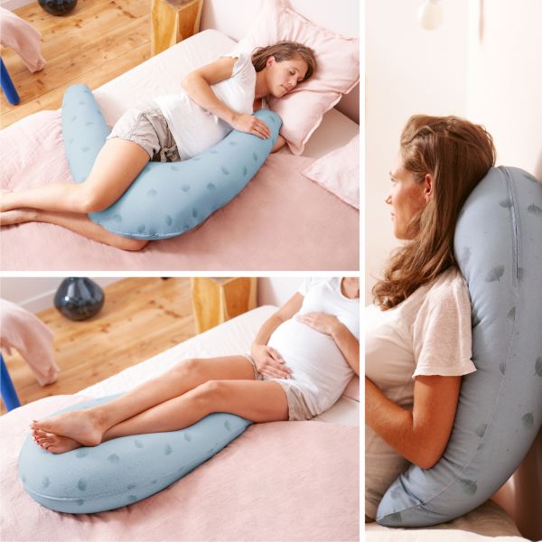 Coussin d'allaitement B.Love bleu wind