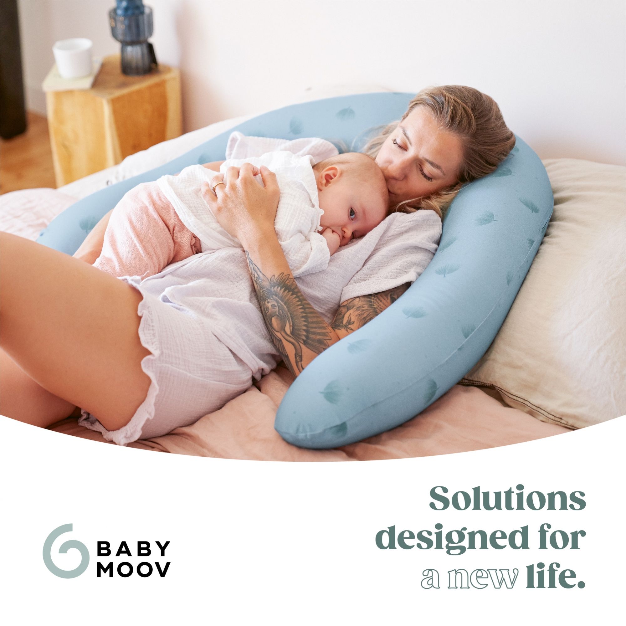oreiller de grossesse et coussin d'allaitement