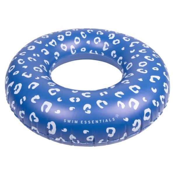Bouée gonflable léopard bleu 90 cm
