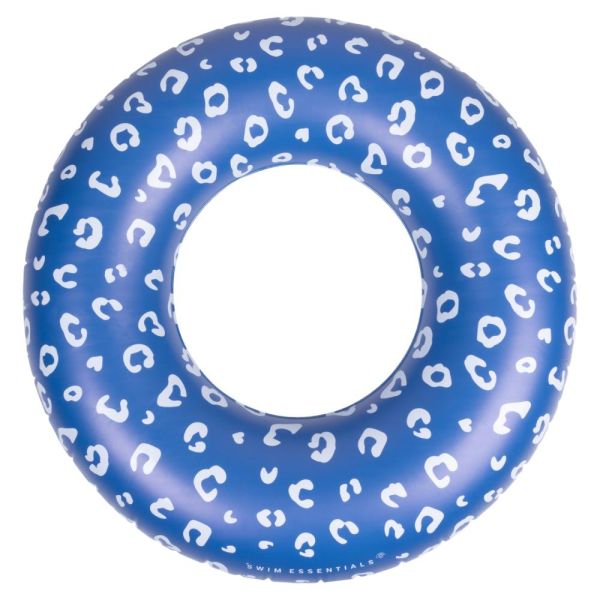 Bouée gonflable léopard bleu 90 cm