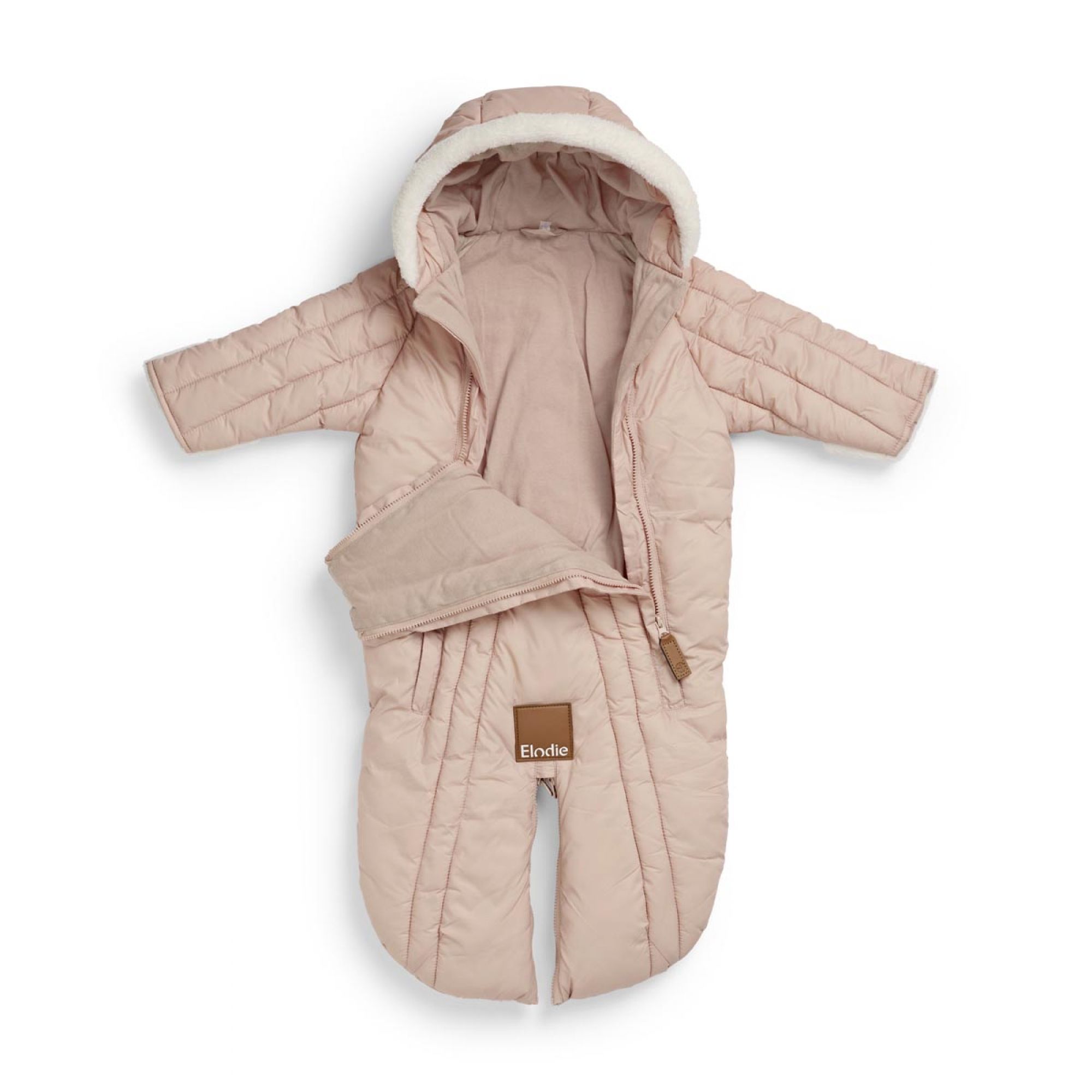 Combinaison Bébé Hiver Polaire à Capuche Ours - Taille 0-12 Mois, Manches Longues Pour Froid