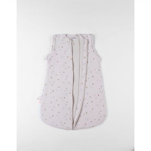 Gigoteuse 70cm jersey manches amovibles Colombes du bonheur - Bali, Moka & Snow