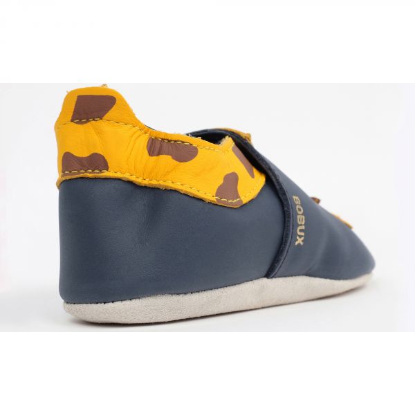 Chaussons bébé taille XL Navy Giraffe