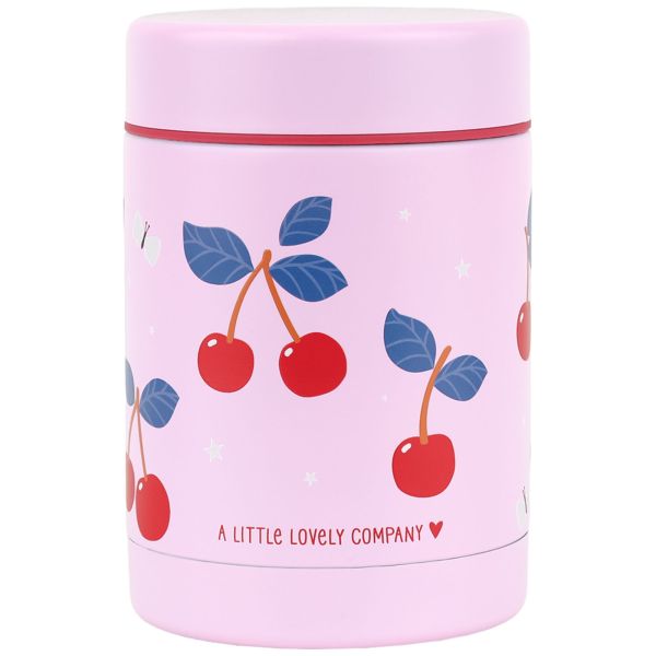 Boîte à repas isotherme inox 300 ml Cerises
