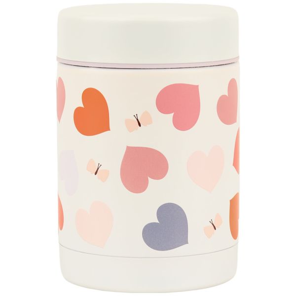 Boîte à repas isotherme inox 300 ml Cœurs
