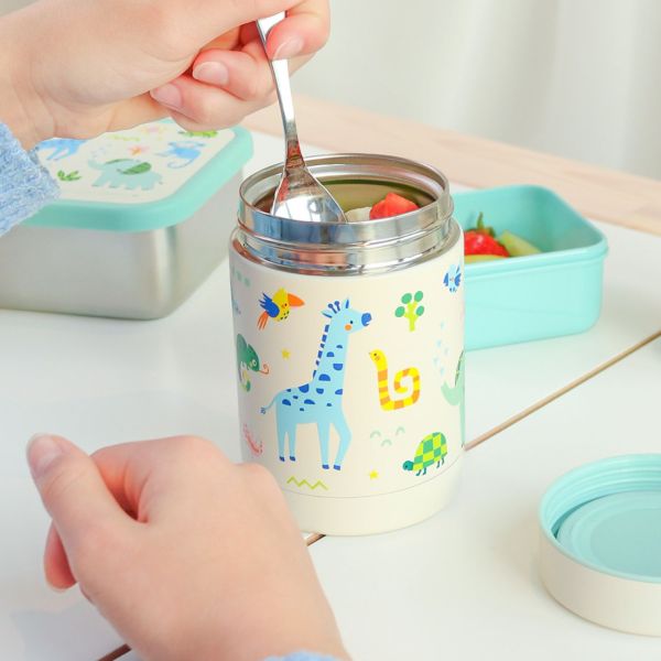 Boîte à repas isotherme inox 300 ml Jungle