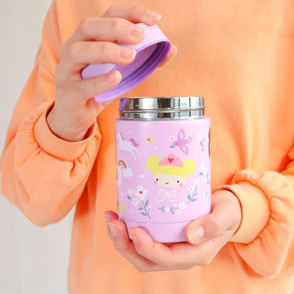 Boîte à repas isotherme inox 300 ml Princesses