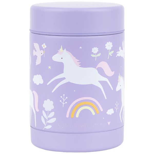 Boîte à repas isotherme inox 300 ml Rêves de licorne