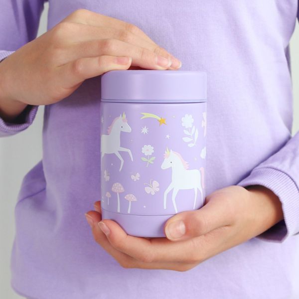 Boîte à repas isotherme inox 300 ml Rêves de licorne