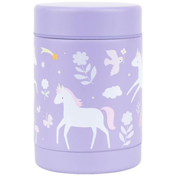 Boîte à repas isotherme inox 300 ml Rêves de licorne