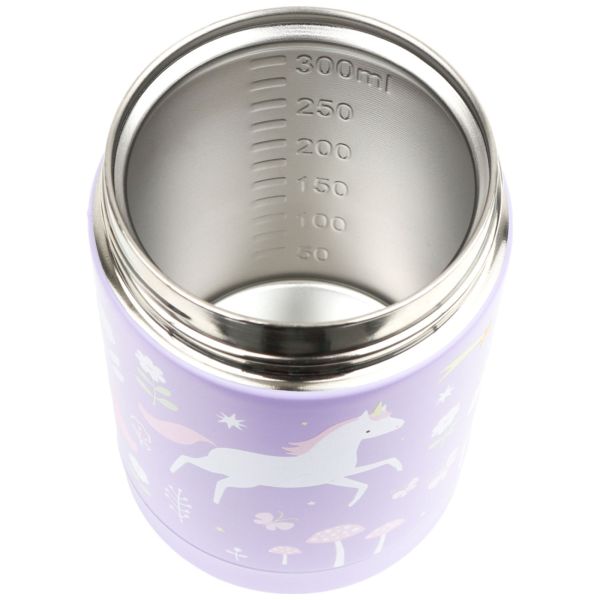 Boîte à repas isotherme inox 300 ml Rêves de licorne