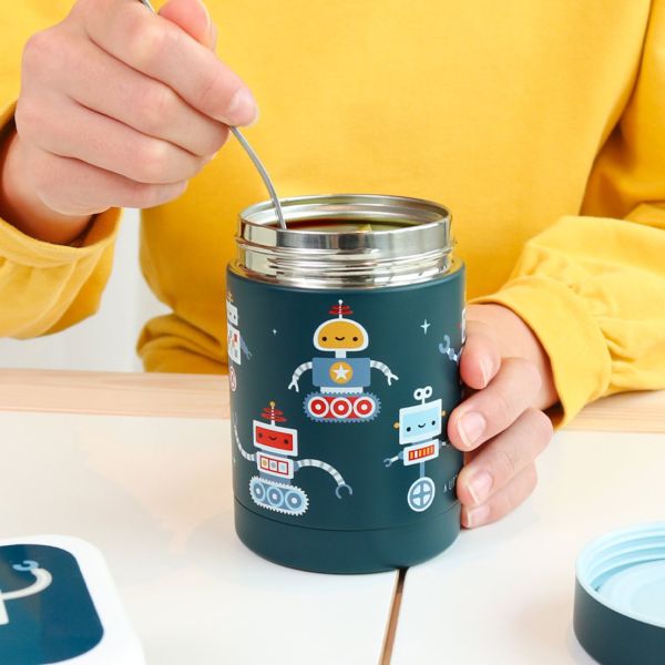 Boîte à repas isotherme inox 300 ml Robots