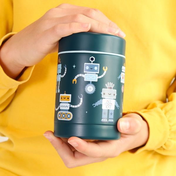 Boîte à repas isotherme inox 300 ml Robots