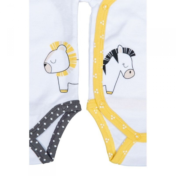 Lot de 2 bodies blanc 3 mois Pluche et Pompon