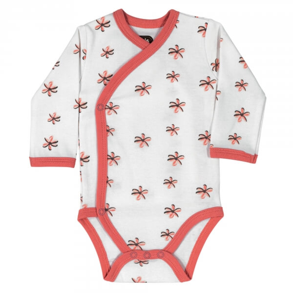 Lot de 2 bodys croisés 0 mois Maman je t'aime