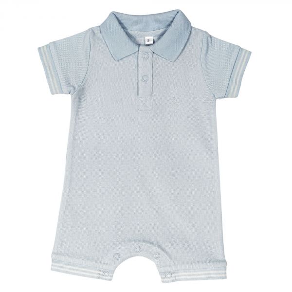 Body combishort maille piquée 6 mois Sophie la girafe bleu