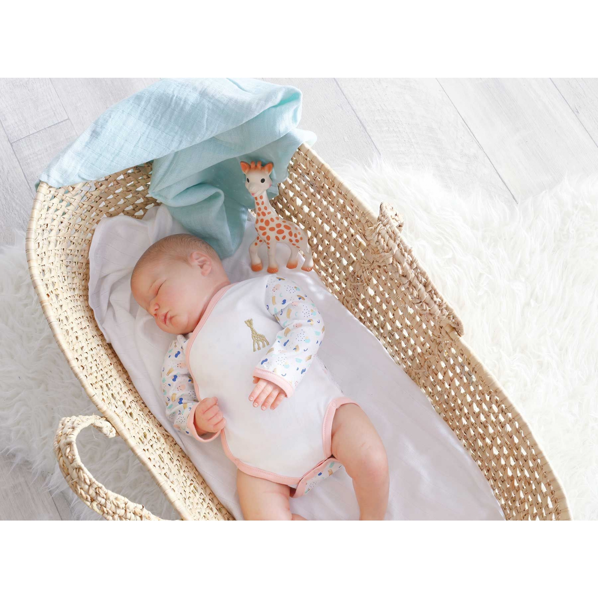 Body crois 3 mois Sophie la girafe Multicolore rose Made in B b