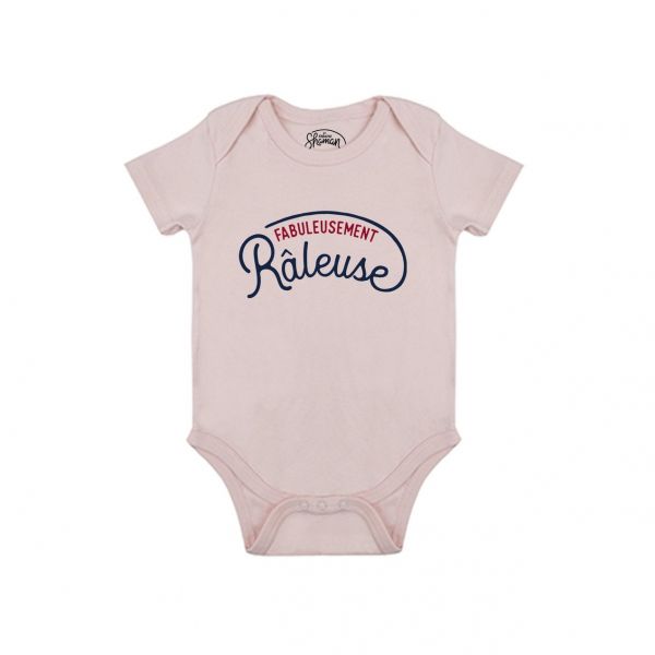 Body Râleuse Rose bonbon, 0-3 Mois