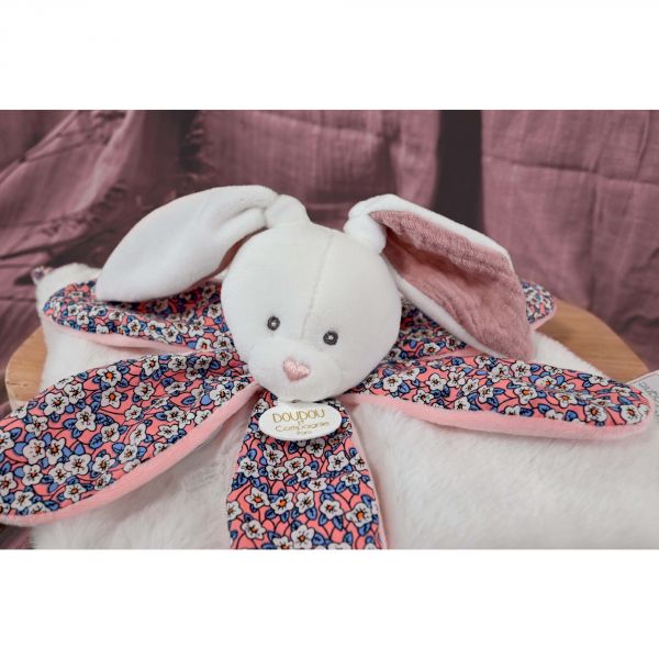 Doudou pétale BOH'AIME Lapin rose