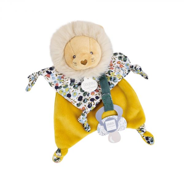 Doudou attache sucette BOH'AIME Lion