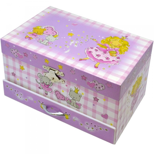 Boîte à bijoux musicale - Princesse