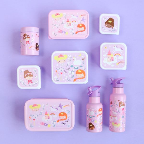 Lot de 4 boîtes à goûter Princesses