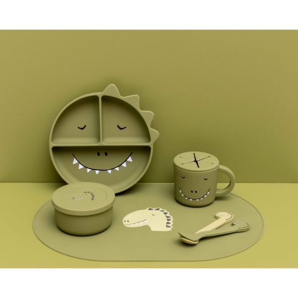 Boîte à collations en silicone - Mr. Dino